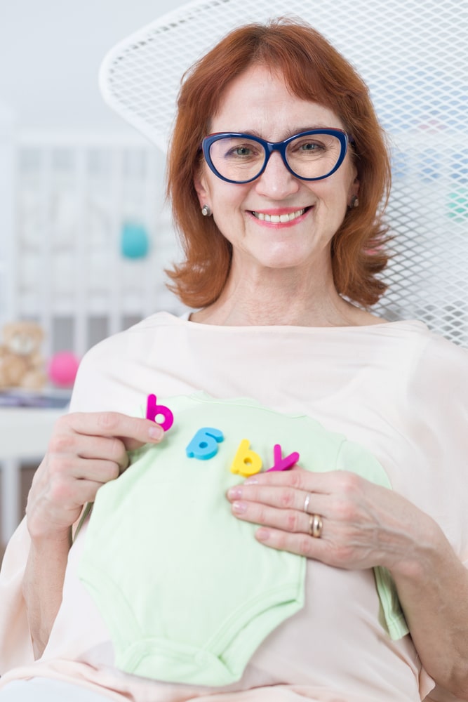 older pregnant woman